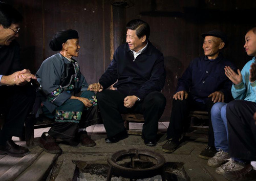 Xi Jinping et les personnes âgées