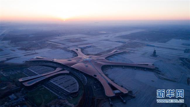 L'Aéroport international Daxing de Beijing sera mis en service avant le 30 septembre