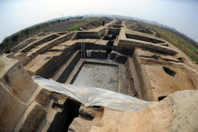 Vue du site des vestiges de Liangzhu à Hangzhou, capitale de la province du Zhejiang (est de la Chine). (Xinhua / Xu Yu)