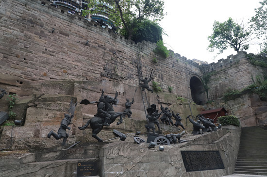 Le rempart de la porte Tongyuan
