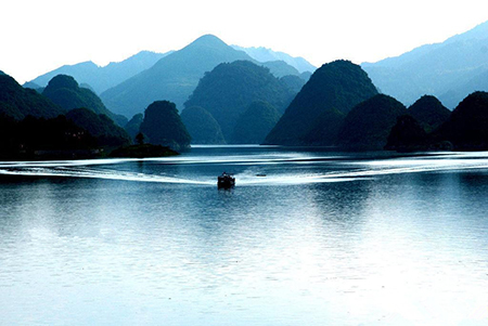 Paysage du lac Baihua de Guiyang