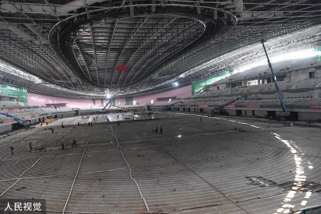 Photos : les chantiers de construction des sites des JO d'hiver de Beijing 2022