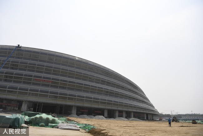 Photos : les chantiers de construction des sites des JO d'hiver de Beijing 2022