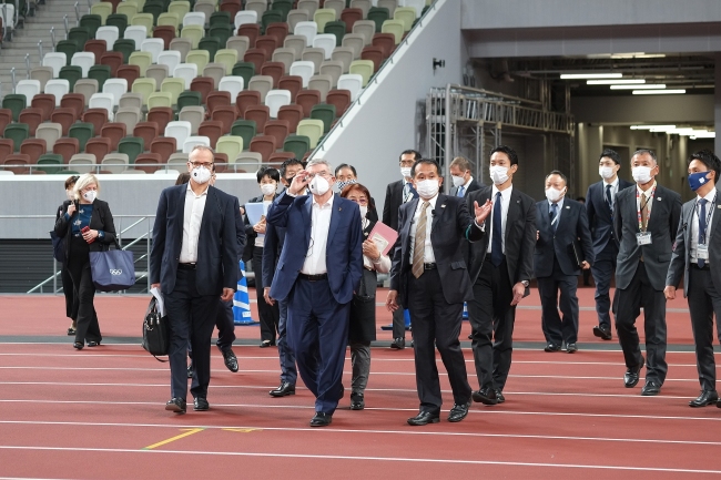 Le président du CIO "confiant" quant à la présence de spectateurs aux JO de Tokyo-2020