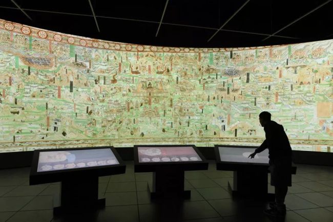 A Digitális Dunhuang elnevezésű kiállítás Hongkongban, 2018-ban