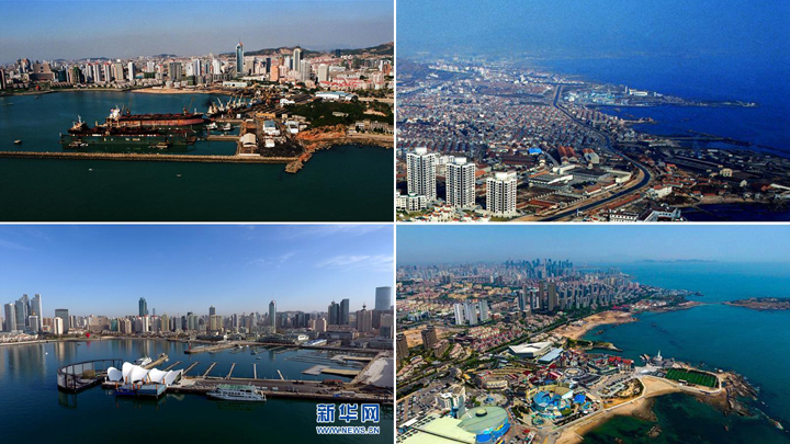 As mudanças na cidade Qingdao nos últimos 40 anos