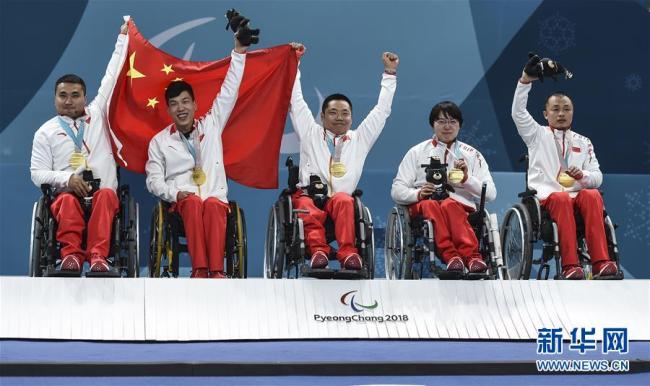Китай завоевал первую в истории золотую медаль зимних Паралимпийских игр в керлинге на колясках
