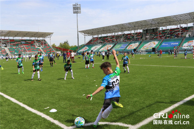 Детский форум "Футбол для дружбы" прошел в Москве в преддверии открытия ЧМ-2018