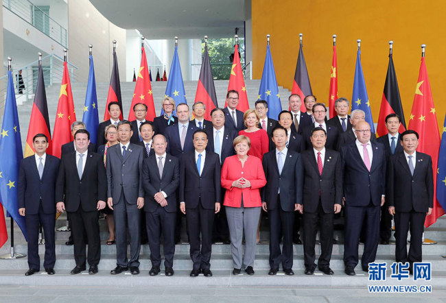 Ли Кэцян и канцлер ФРГ А.Меркель провели 5-й раунд межправительственных консультаций Китая и Германии