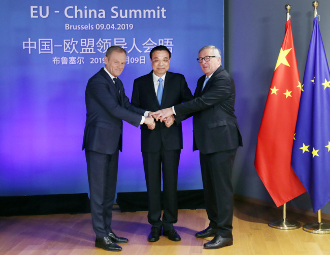 На 21-й встрече руководителей Китая и ЕС стороны приняли совместное заявление