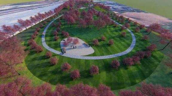 北京市南東部「桜公園」が8月竣工