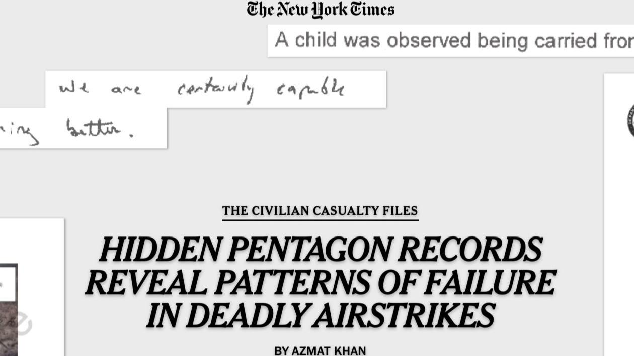 نیویورک تایمز: تعداد کشته های غیرنظامی در حملات هوایی نیروی نظامی آمریکا بسیار کم اعلام شده استا