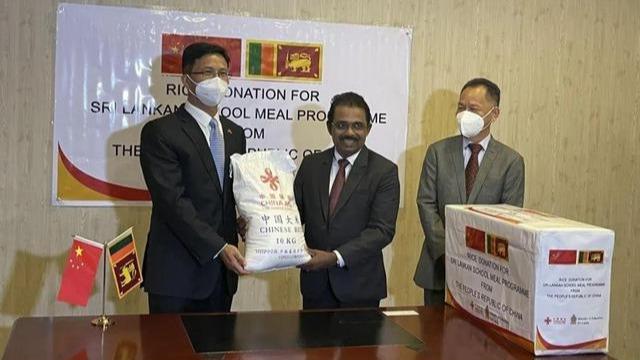 انتقال دومین محموله برنج کمکی چین به سری‌لانکاا
