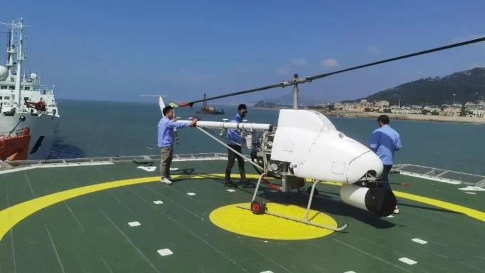 هلیکوپتر بدون سرنشین کشتی برد در چین با موفقیت آزمایش شدا