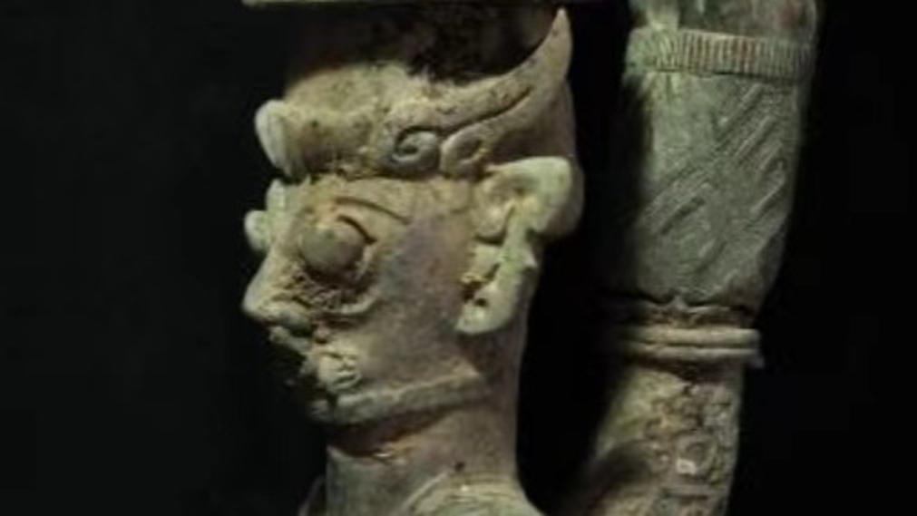 仮面■中国古代祭祀土坑出土 古青銅人顔面 発掘品 お面 超希少品 古玩 唐物■ 仮面□中国古代祭祀土坑出土 古青銅人顔面 発掘品 お面 超希少品 古玩