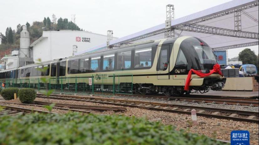 تولید اولین قطار ریلی-دنده ای در چینا