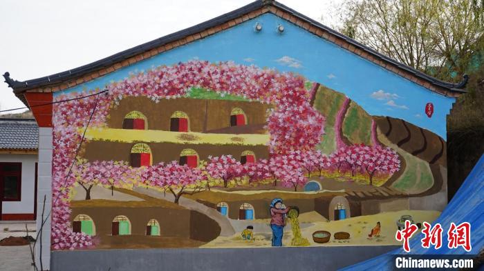 Belebung von ländlichen Gebieten in Ningxia durch Wandmalereien
