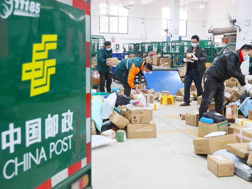 中国郵政の集荷量が前月比68.4%増
