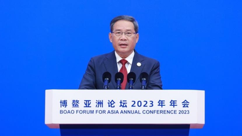 شرکت لی چیانگ در مراسم افتتاحیه نشست سال 2023 مجمع آسیایی بوآئوا