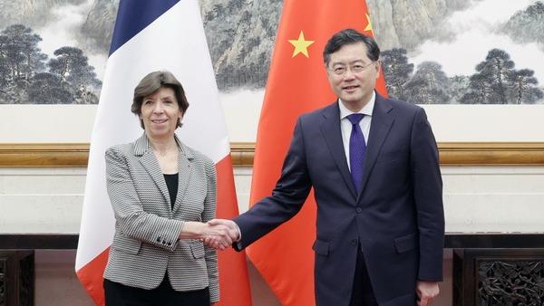 Qin Gang bertemu Menteri Luar Negeri Prancis