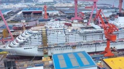 好調が続く中国造船業、初の大型クルーズ船建造など