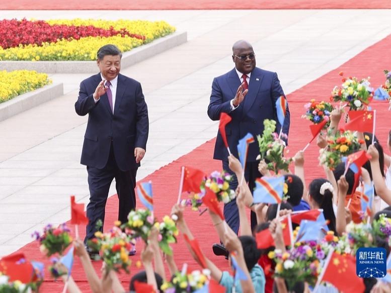 Xi Jinping Adakan Pembicaraan Dengan Presiden Kongo (Kinshasa)