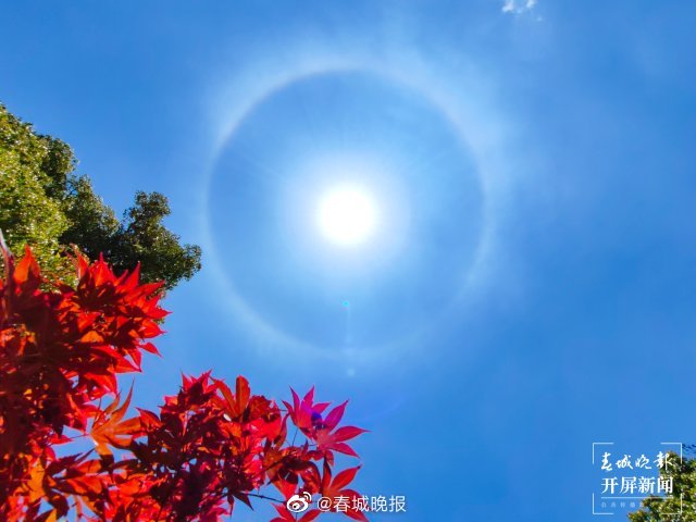 هاله خورشیدی در آسمان «دالی بای»