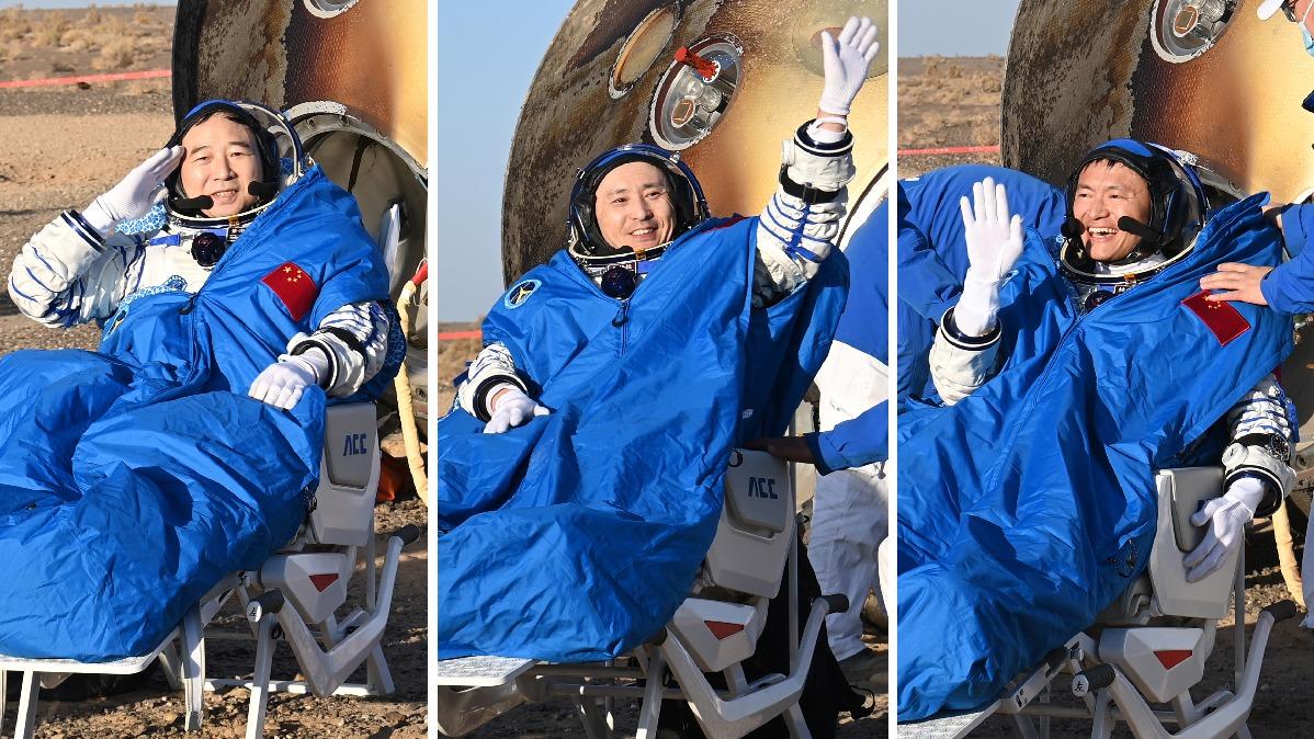 فرود موفقیت‌آمیز کابین سفینه فضایی شن‌جو 16 به زمینا