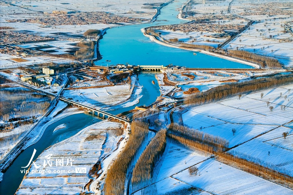 رودخانه فن هه زیر برف