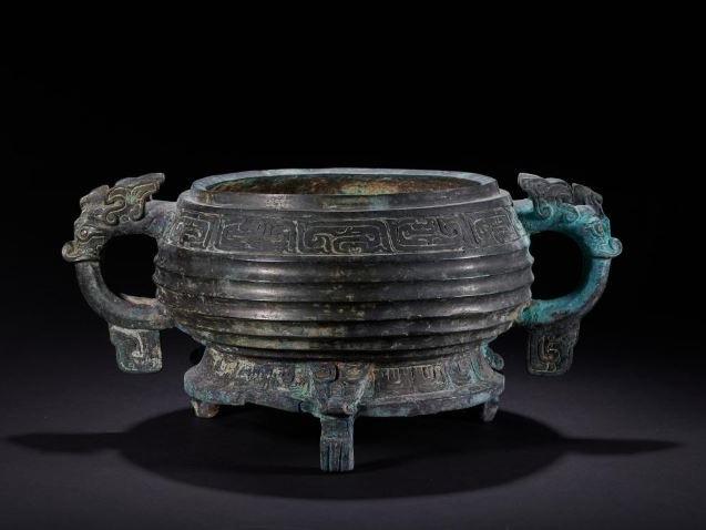 約3000年前の中国古代青銅器 40年ぶりに中国に帰国
