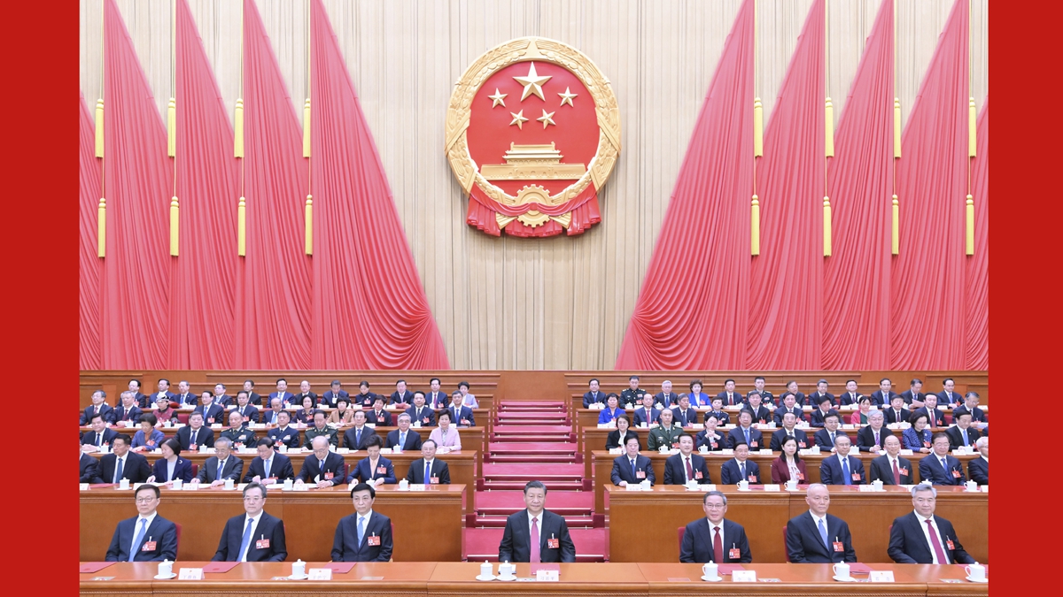 برگزاری جلسه پایانی دومین نشست چهاردهمین مجلس ملی نمایندگان خلق چینا