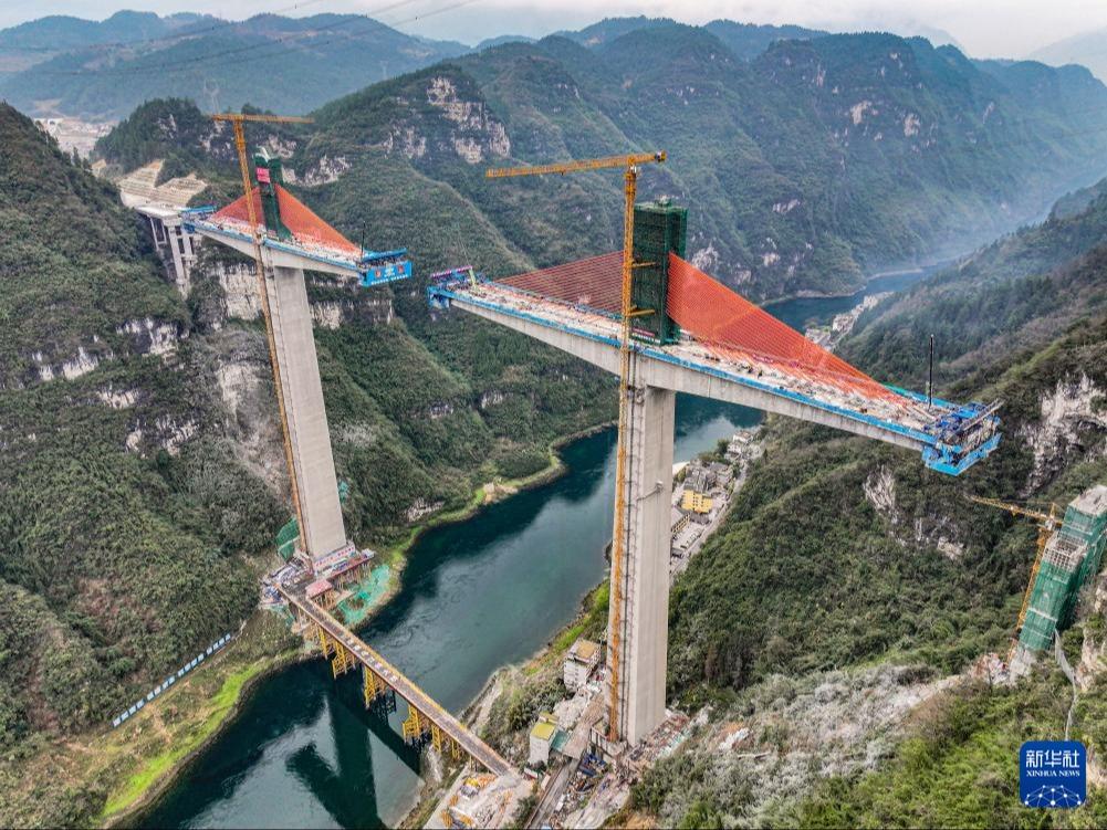 Pembinaan Jambatan Super Besar Mozhai Wujiang Masuk Fasa Akhir