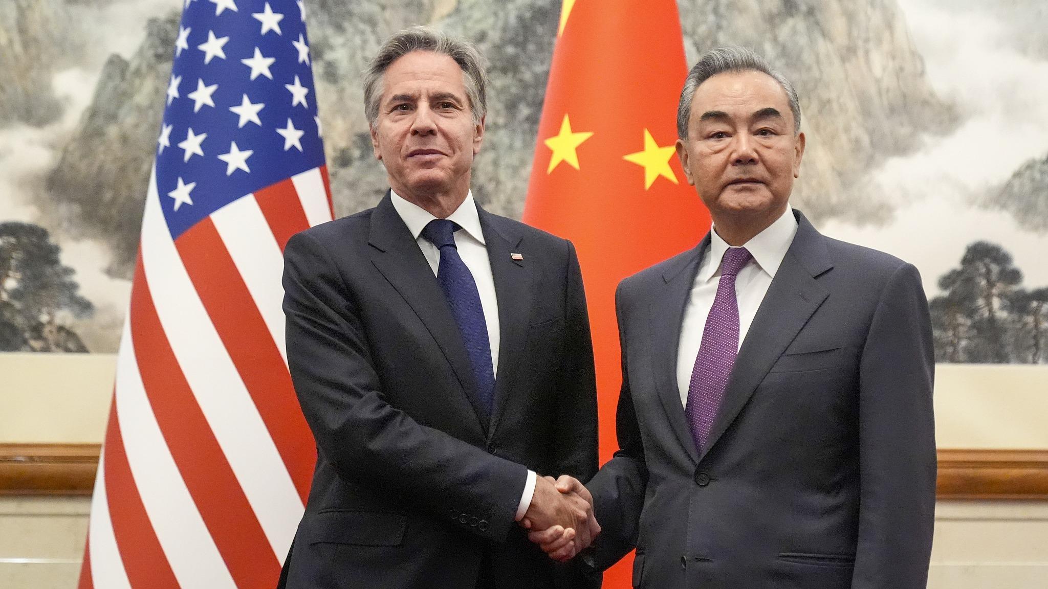 دیدار وزیر خارجه چین با همتای آمریکایی خود