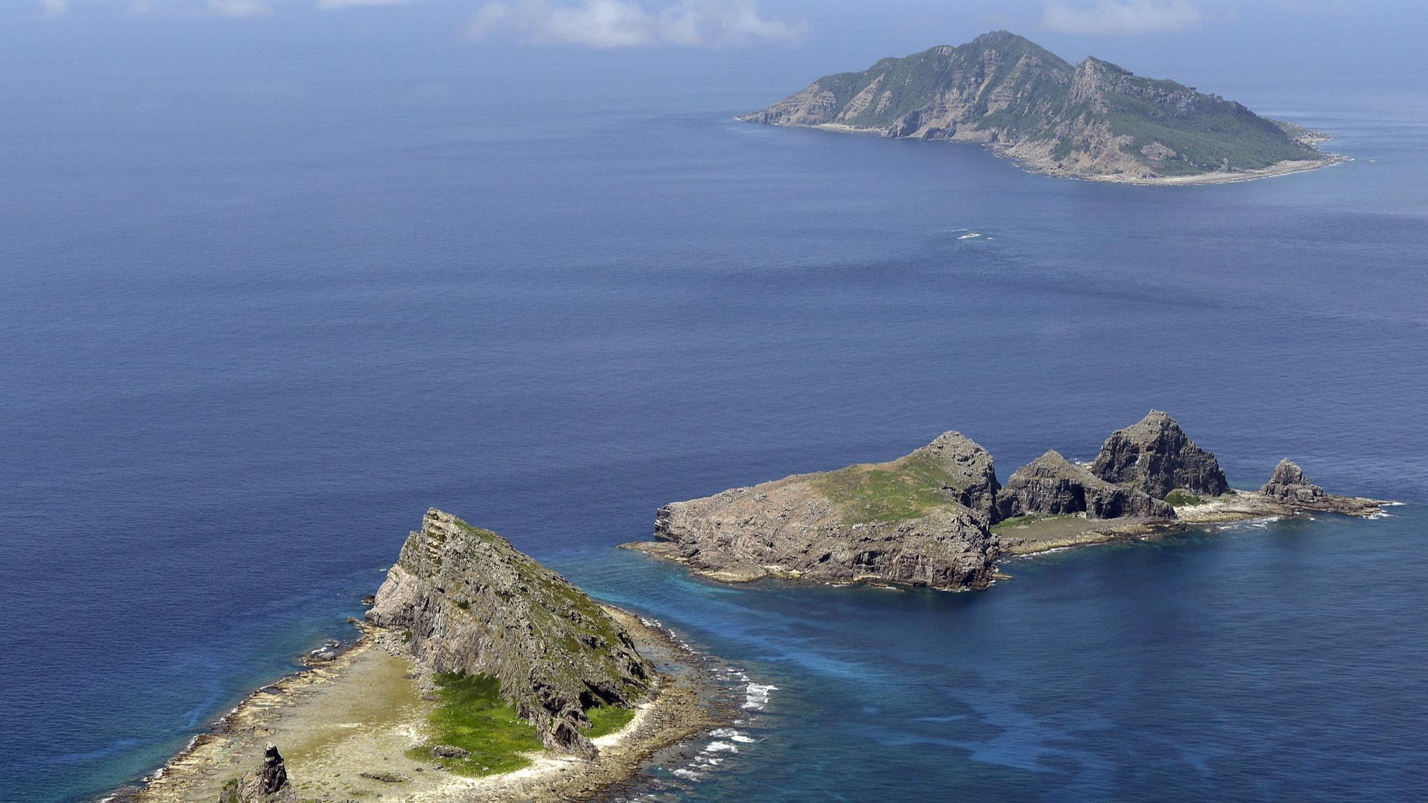 گشت دریایی ناوگان گارد ساحلی چین  در آب‌های جزایر دیائویوا