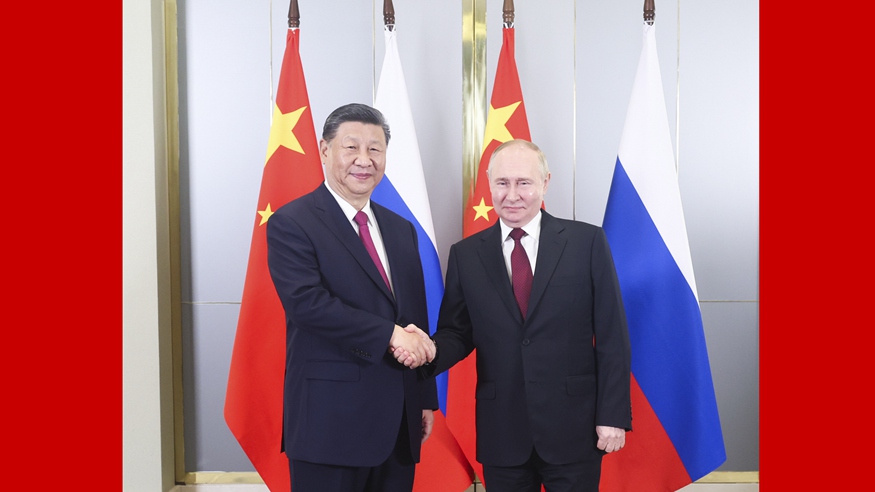 دیدار رهبران چین و روسیه در آستانه /شی جین پینگ : دو کشور باید به ارزش منحصر به فرد روابط چین و روسیه را بطور مستمر تکمیل دهندا