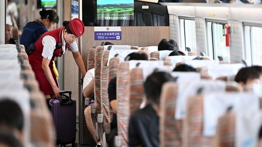 انجام بیش از 200 میلیون سفر ریلی از شروع تعطیلات تابستان در چینا