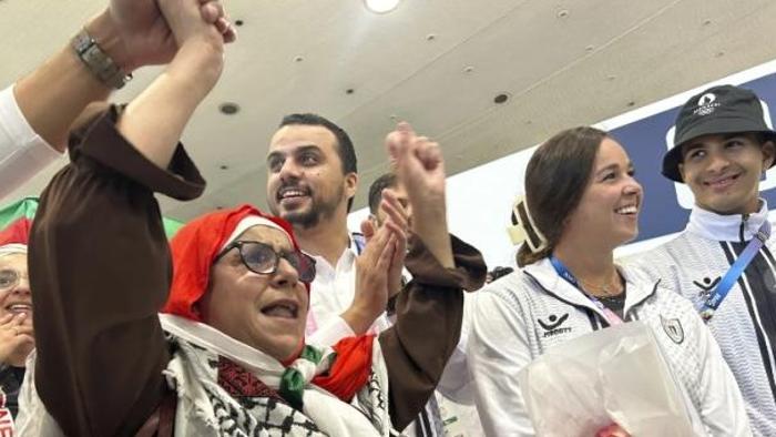 استقبال باشکوه از فلسطین در المپیک ۲۰۲۴ پاریسا