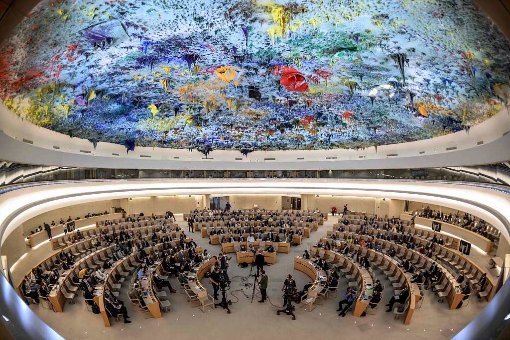 Salla e mbledhjes së Këshillit të të Drejtave të Njeriut të OKB-së(Foto:VCG)