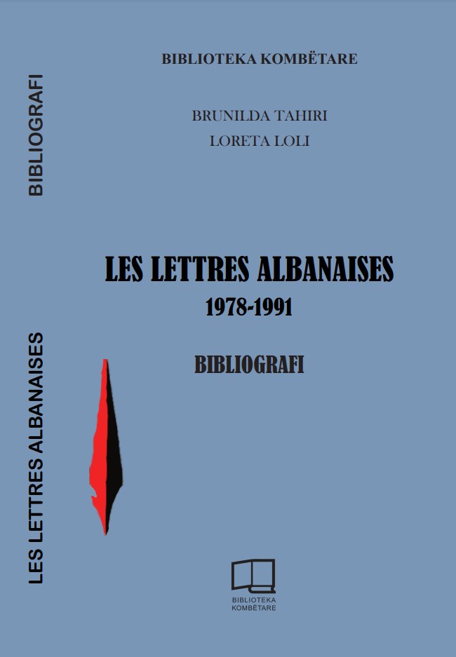 Bibliografia per botimin e revistes Les Lettres Albanaises- foto ATSH