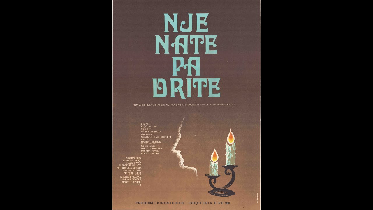 Poster i filmit Nje nate pa drite- foto Kinematorafia shqiptare