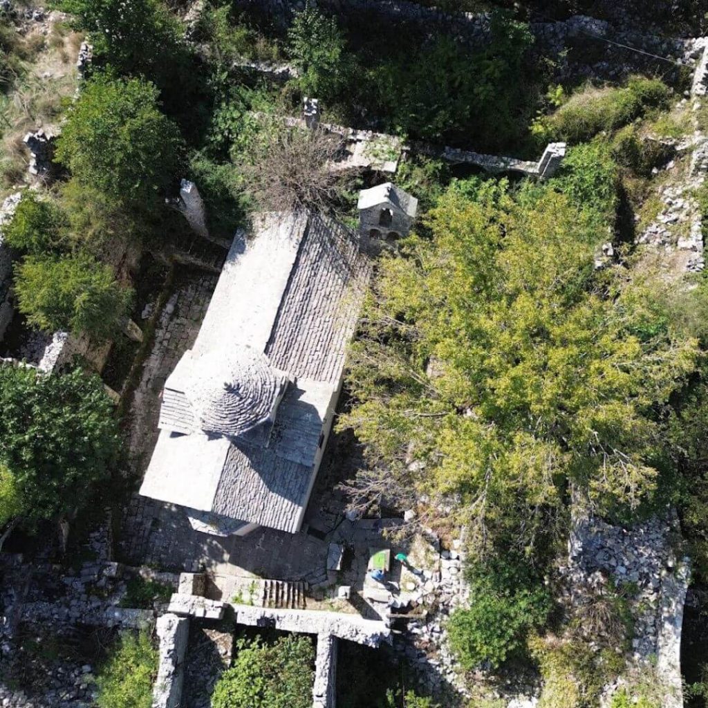 Manastiri i Shën Julitës restaurim (Foto ATSH)