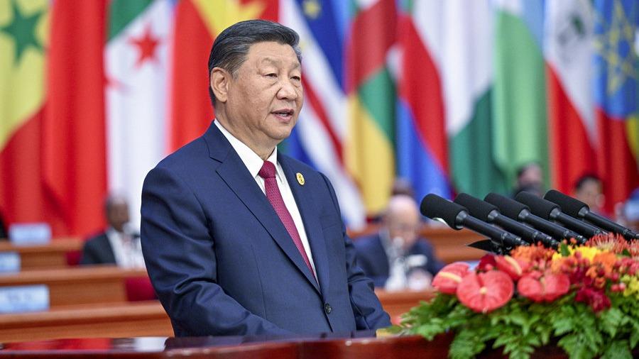 Presidenti Xi në ceremoninë e hapjes së Forumit të Bashkëpunimit Kinë-Afrikë (Foto CMG)