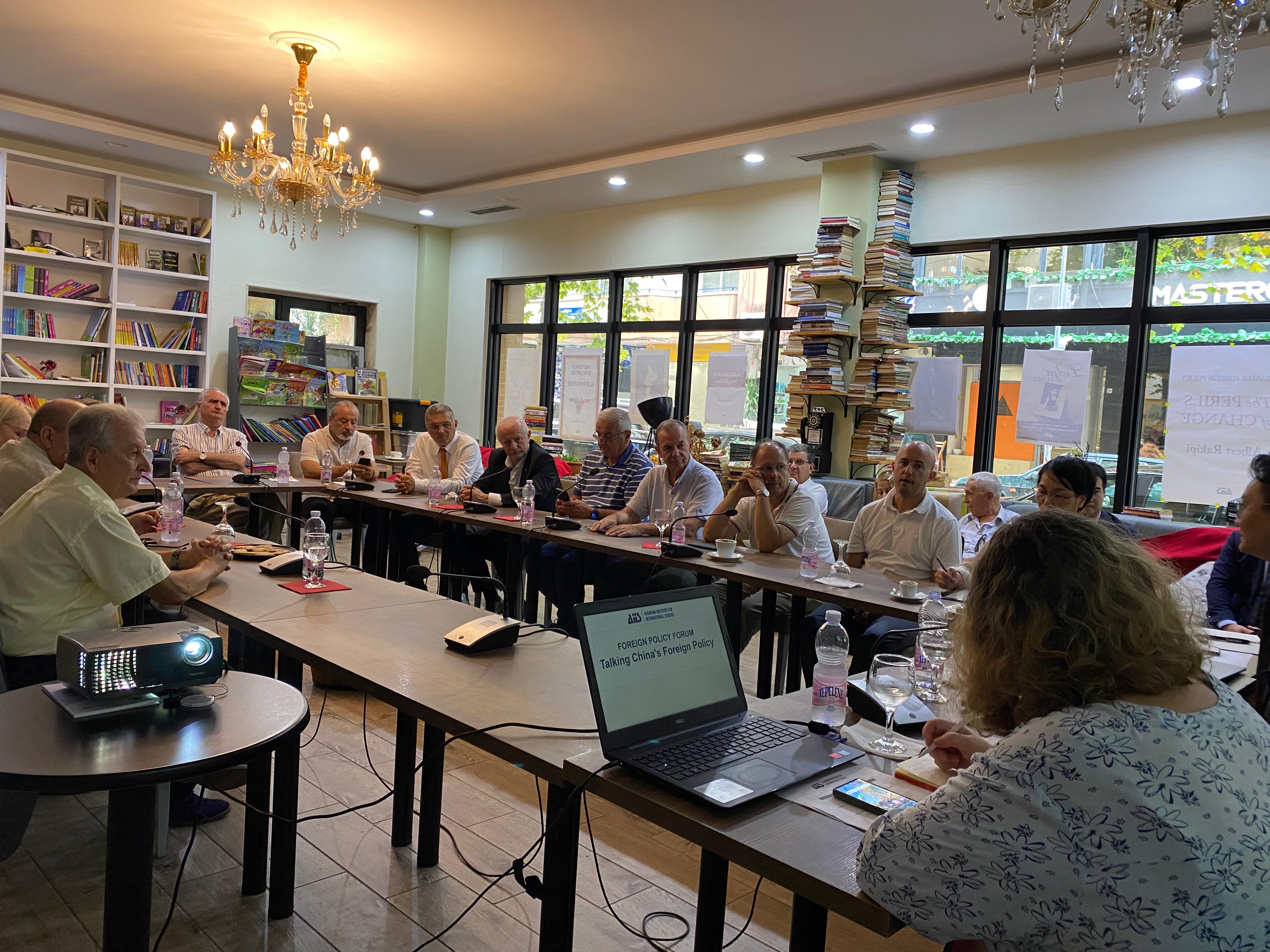 Forumi ne Tirane, per politiken e jashtme të Kinës (Foto Instituti Shqiptar për Studimet Ndërkombëtare)