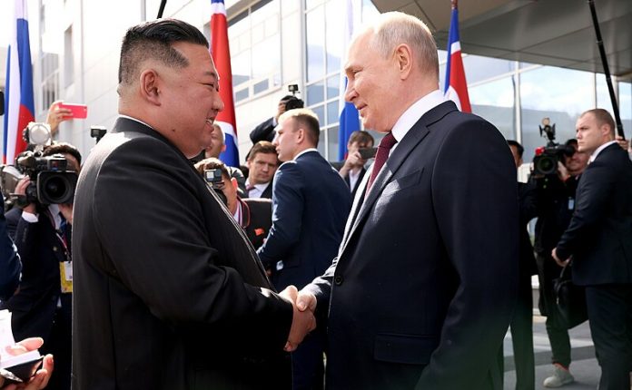 Putin - Kim Jong Un (Foto Atsh)