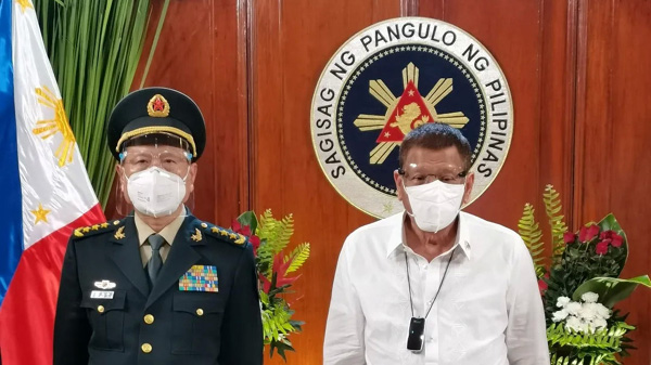 Pangmatagalang kapayapaan at katatagan sa South China Sea, binigyang-halaga ni Pangulong Duterte at Ministro ng Tanggulang Bansa ng Tsina