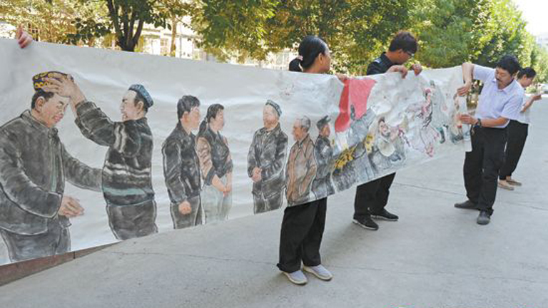 Xinjiang'daki Tuanjiexincun mahallesinden halkın beraberliğine güzel örnekler