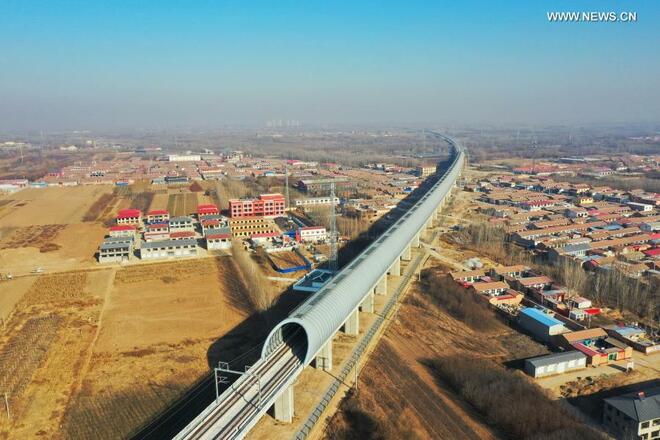 Beijing-Xiong’an intercity railway, naisaoperasyon_fororder_20201227BeijingXiongan2