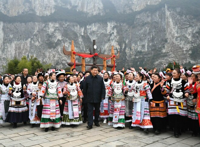 Xi Jinping, naglakbay-suri sa Guizhou bago ang Chinese New Year_fororder_139719134_16123651506061n