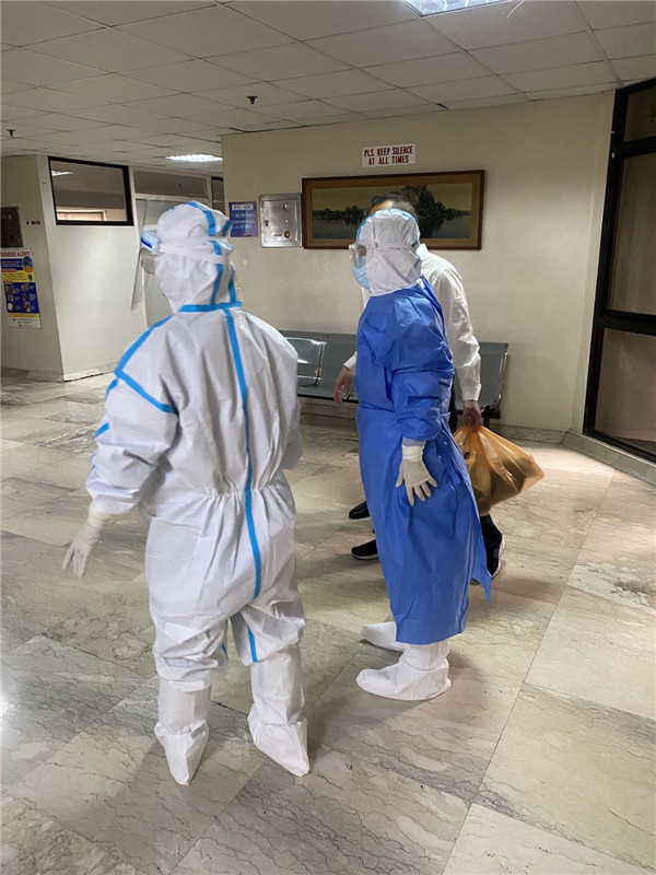 Chinese Anti-epidemic Medical Expert Team, bumisita sa iba' t ibang hospital sa Maynila