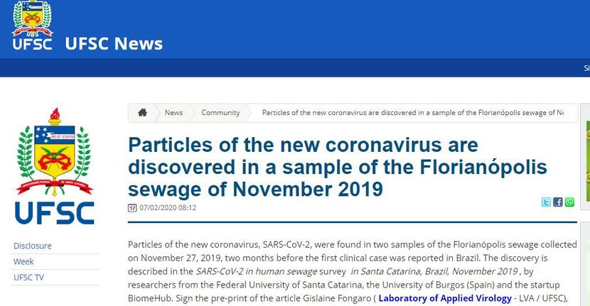 Mốc thời gian dịch COVID-19 trên toàn cầu_fororder_巴西检测到新冠病毒的遗传物质